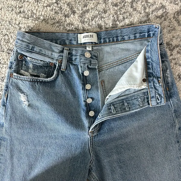 Agolde Jeans straight leg distressed - Image 4