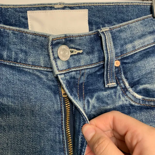 Mother High Waisted Rider Ankle Jeans Far Beyond The Sky Womens Size 27 - Image 9