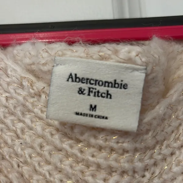 Abercrombie Cozy Cream Knit Sweater - Image 2