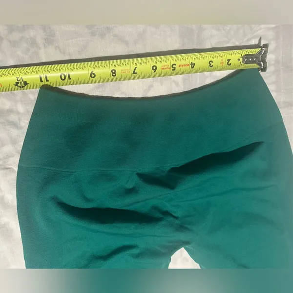 Aurola Women's Green High-Waisted Leggings - Image 7