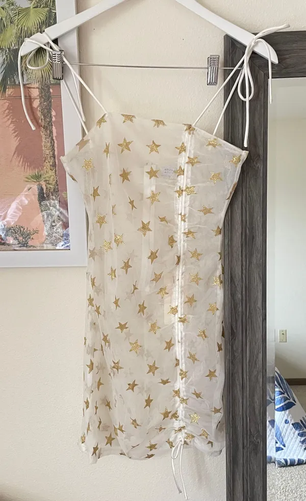 Beginning Boutique Ocean Eyes Glitter Stars Festival Dress - Image 6
