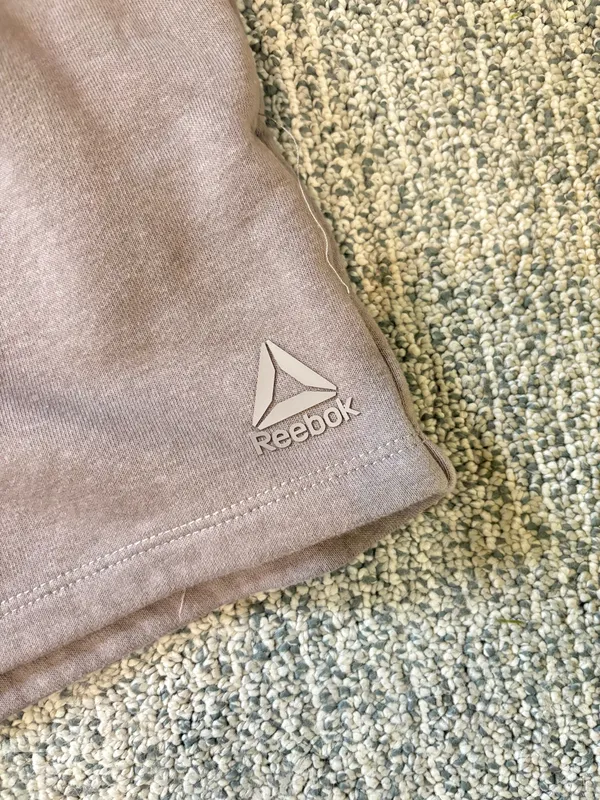 Reebok Sweat Shorts Taupe - Image 2