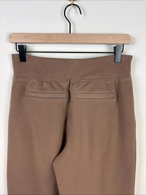 Athleta Retroplush Velvet Sweatpants Straight Leg Brown Tan Women’s XS - Image 7