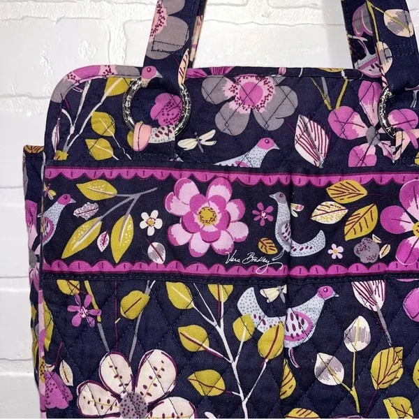 Vera Bradley Shoulder Tote Bag w/Two Magnetic Front Pocket - Image 2