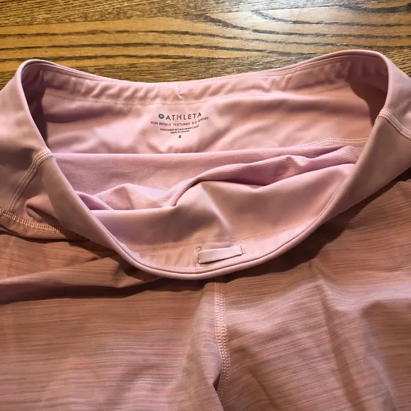 Athleta Run With It Textured Shorts Pink - Image 7