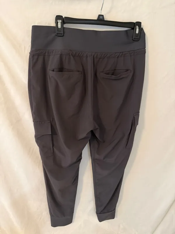 Athleta Dark Gray Women's Cargo Jogger Pants - Image 3