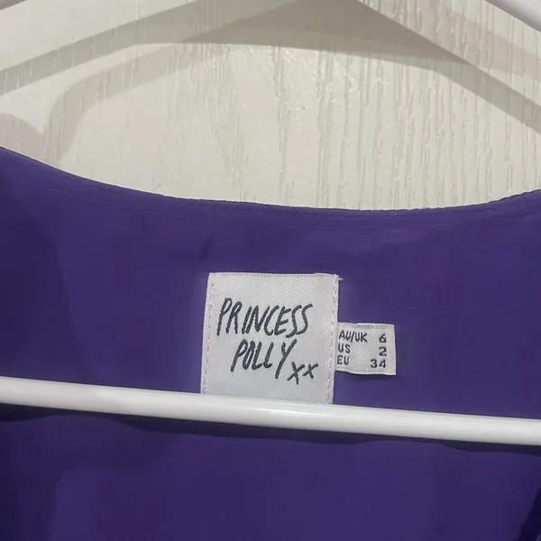 Final price Princess Polly Vibrant Purple Mini Dress - Image 4