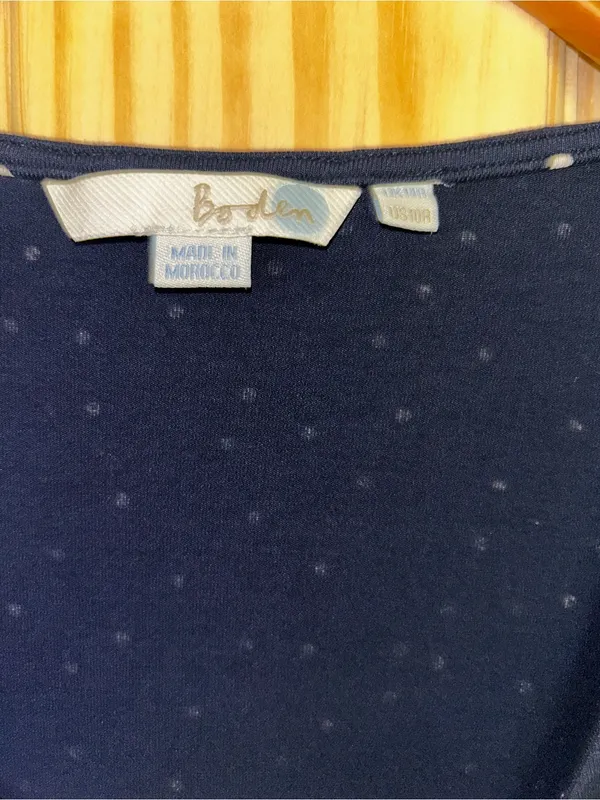Boden Navy Polka Dot Wrap - Image 3