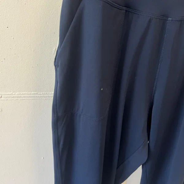 AJISAI Women's‎ Jogger Pants Navy Blue High Waisted Athletic Travel Pants Medium - Image 5