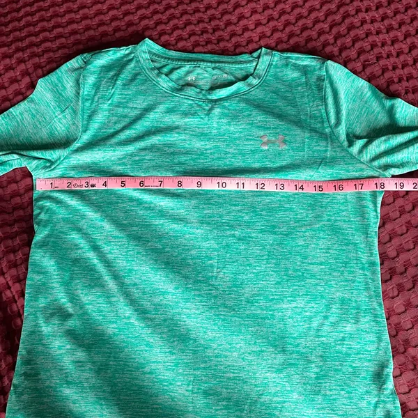 Under Armour HeatGear Women’s Loose Fit Long Sleeve Athletic Shirt Green Size S - Image 7