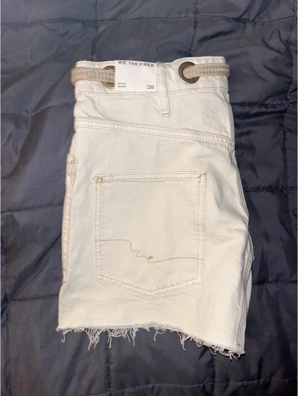 Free People Jean Shorts - Image 4