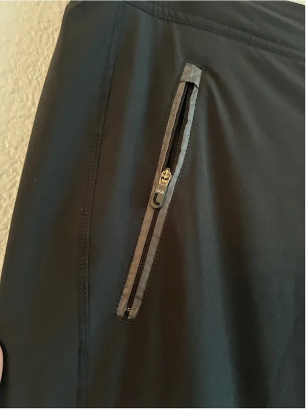 Women's Lolë Black Trek Fleece Lined Chino Pants Size L - Image 3