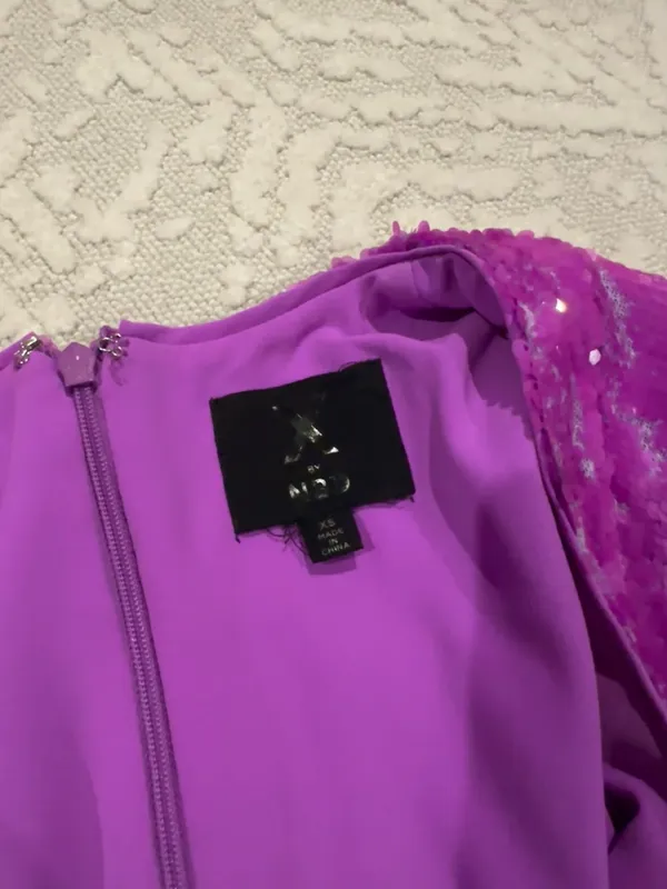 Revolve Purple Sequin x NBD Dress - Image 3