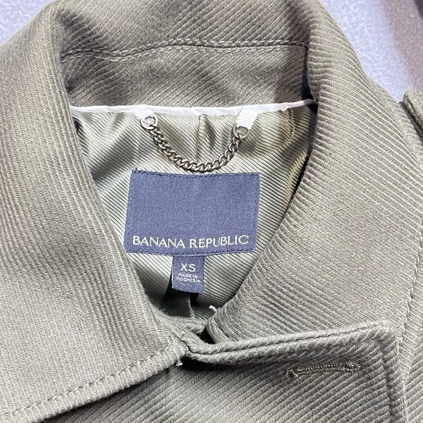 Womens Military‎ Inspired Peacoat Jacket Cotton Spring Casual Utility Preppy - Image 4