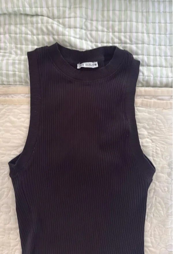 ZARA Black Tank Top - Image 3
