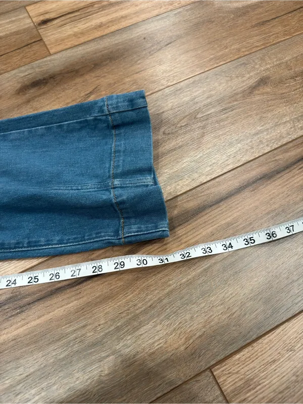 WRANGLER RETRO Western Cotton High-rise Trouser Flare Jeans | Size 28 x 32 - Image 6