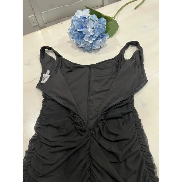 Princess Polly Ruched Bodycon Dress Sleeveless Party Cocktail Black US‎ 8 - Image 4