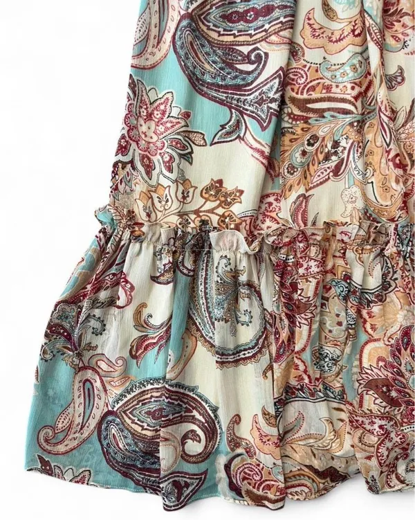 Anthropologie Moon River Midi Boho Dress - Image 3