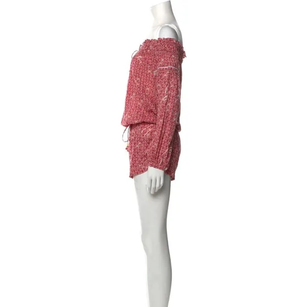 Poupette St Barth Clara Off The‎ Shoulder Romper Size Medium - Image 3