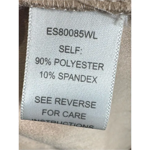 En Crème tan suede fringe western skirt size small - Image 6