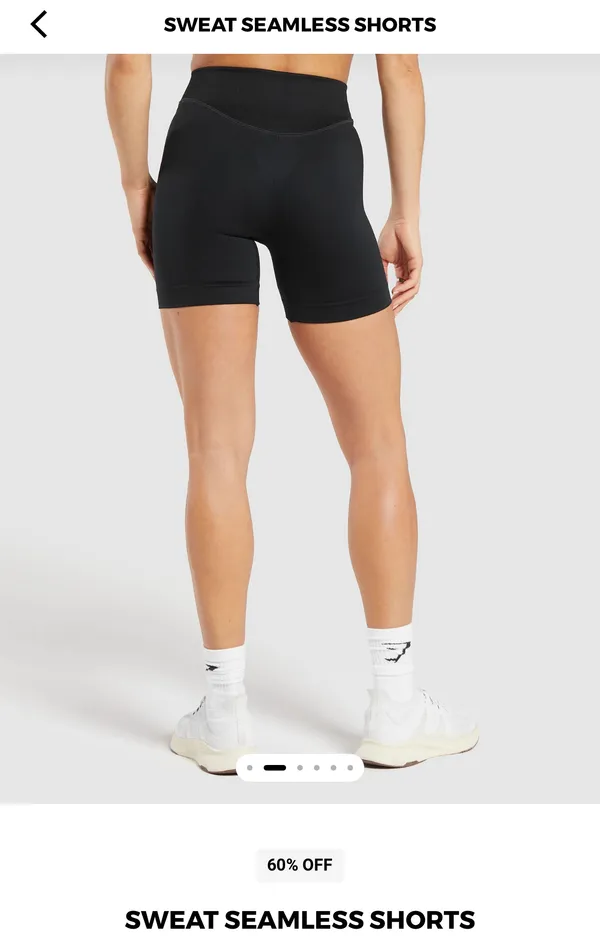 Gymshark Sweat Seamless Shorts - Image 6