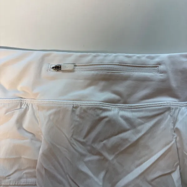Lululemon Pace Rival Skirt Tall Womens 10 White Pleated Tennis Skort Activewear - Image 5