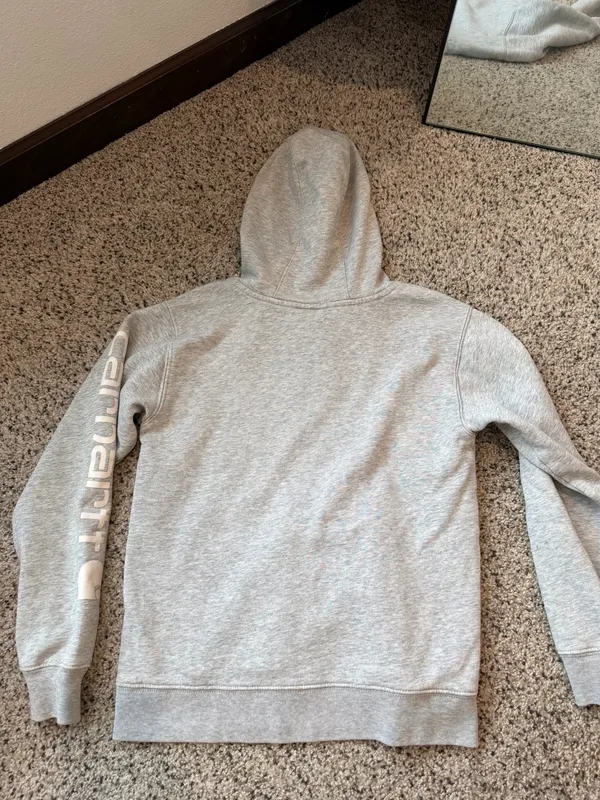 Grey Carhartt Hoodie - Image 3