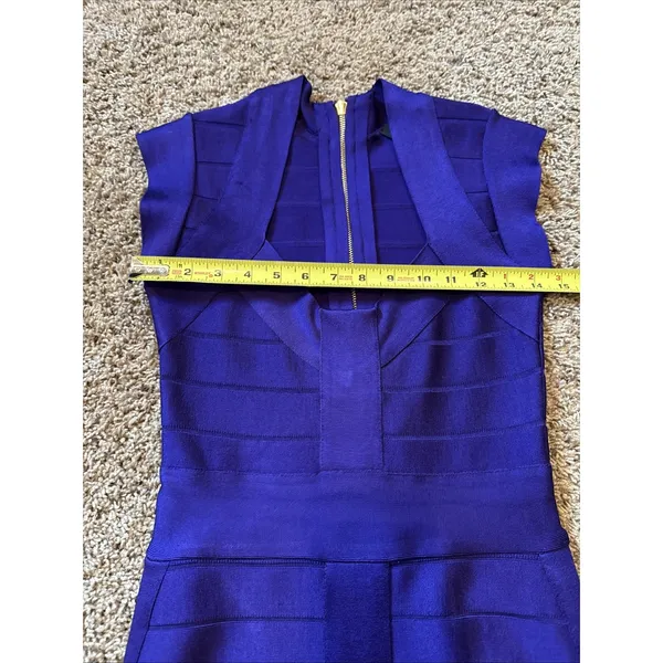 Akira Soft Glam Midi Purple Bandage Dress Size Small NWOT Homecoming Wedding - Image 4