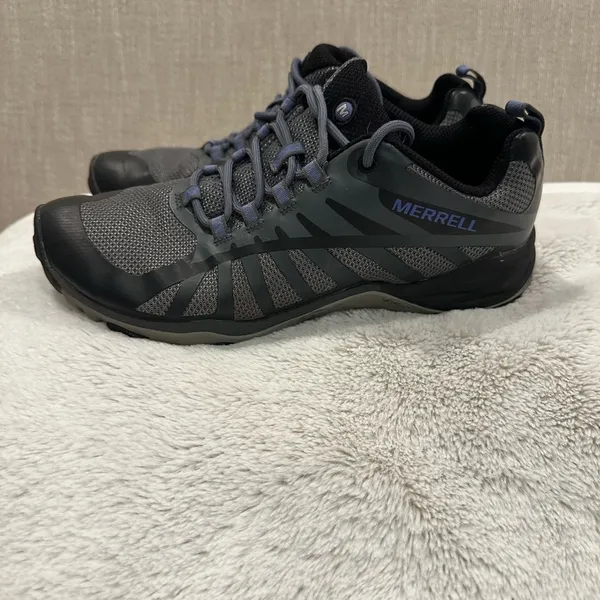 Women’s Merrell siren Edge Q2 hiking sneaker grey/blue J41316 size 8 - Image 4