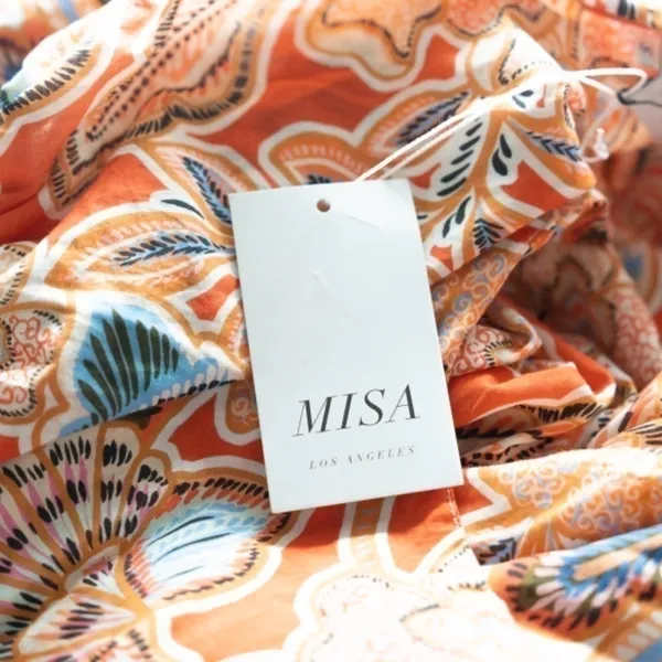 MISA‎ - Dana Mae Cut‑Out Cotton Floral Maxi Dress - Image 9