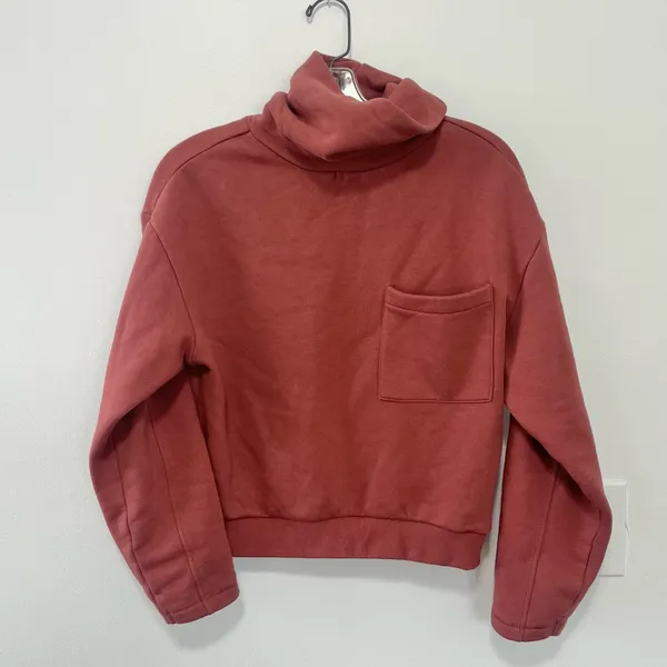 Frank & Oak Fleece Mockneck Sweatshirt- Size XS - Image 2