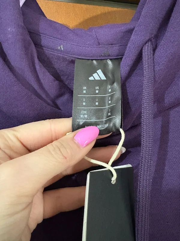 Purple adidas hoodie - Image 3