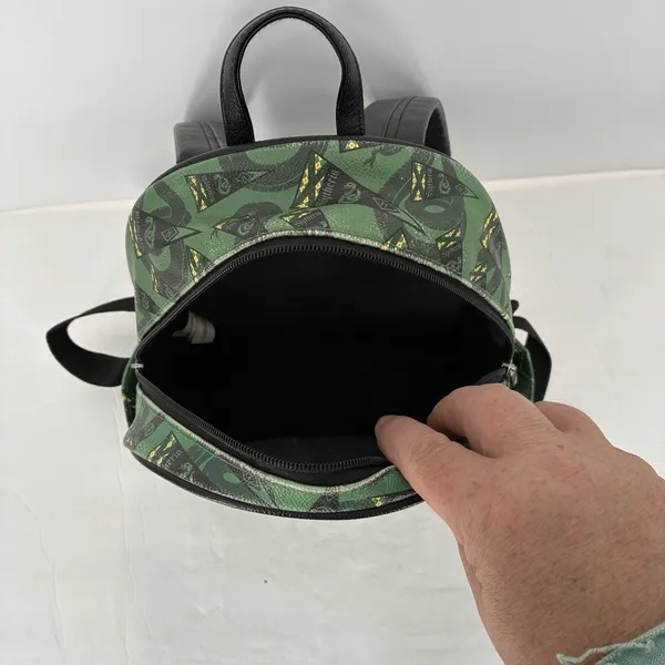 Loungefly Harry Potter Slytherin Mini Backpack Green Snake Hogwarts Bag - Image 6
