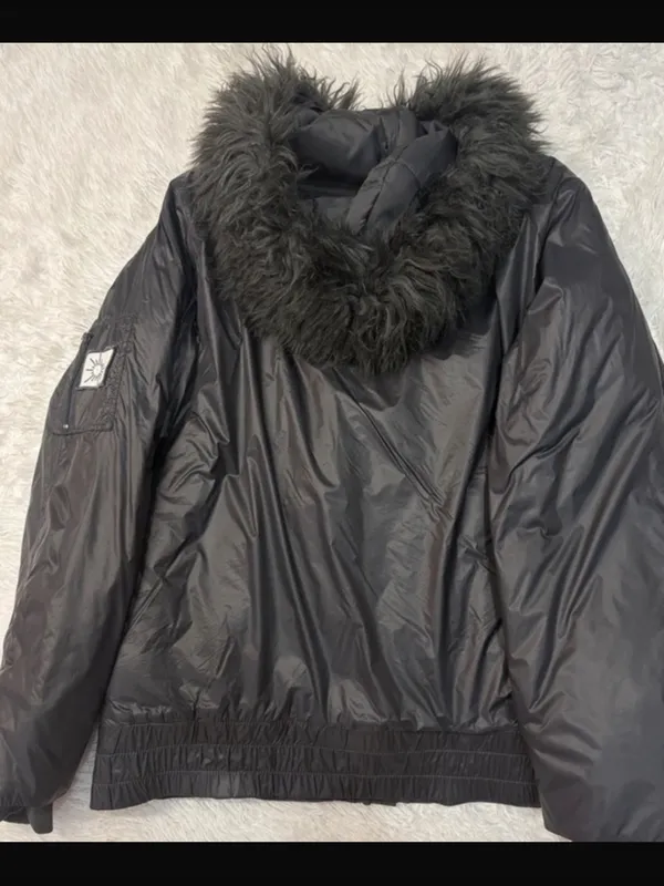 Aerie faux fur trim puffer jacket - Image 3