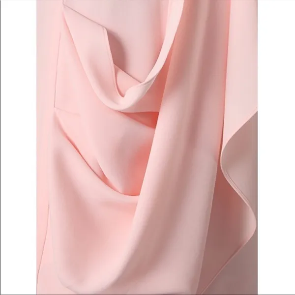 Shoshanna One Shoulder Draped Mini‎ Dress in Pink Size 0 - Image 4