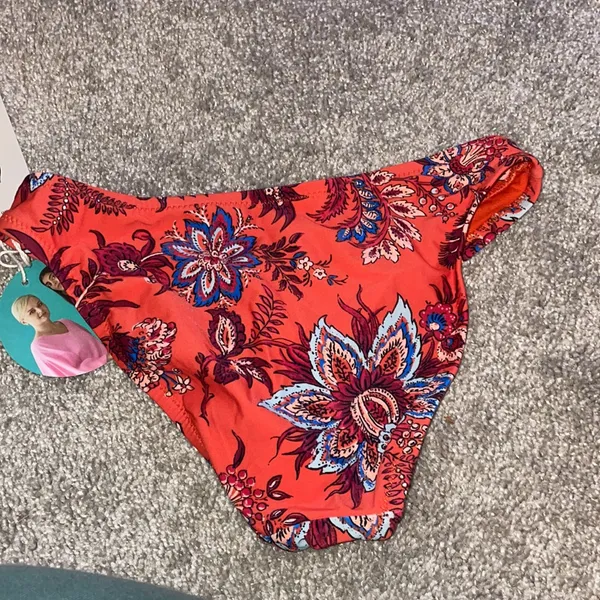 Rhode swim bikini bottoms red and blue size XS new - Image 5