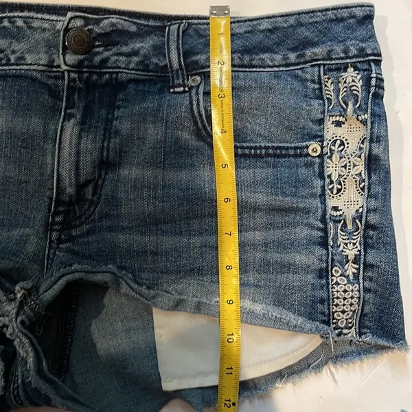 AMERICAN EAGLE OUTFITTERS SHORTIE HEAN SHORTS size 14 - Image 9