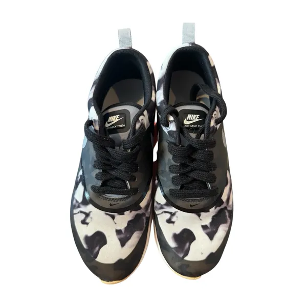 Nike Air Max Thea Camo Sneakers Women’s 7 Black Gray Athletic Running Shoes - Image 4
