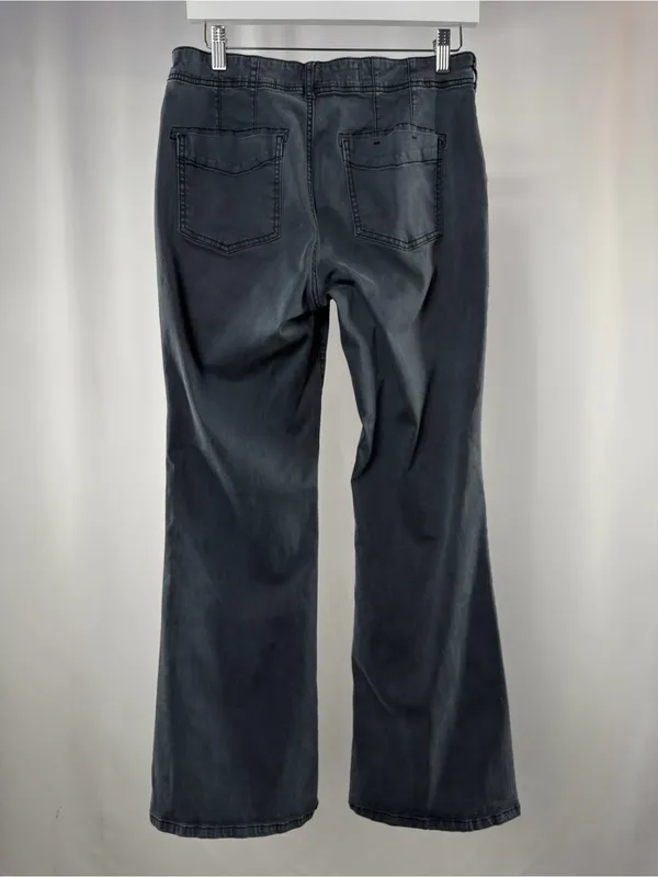 Pilcro Anthropologie Flare Pants in Blue Size 28 - Image 5