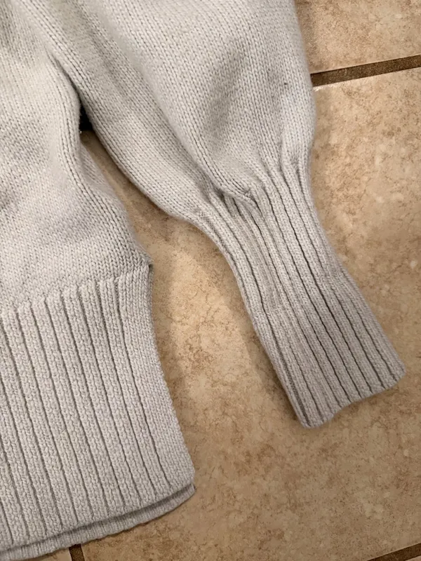 H&M Beige Oversized Knit Sweate - Image 2