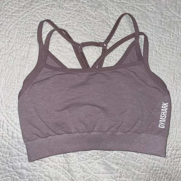 Gymshark Adapt Marl Seamless Sports Bra - Light Purple - Image 4