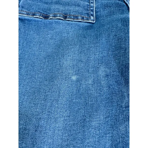 American Eagle Wide Flare Jeans Size 4R Medium Wash Retro Y2K Denim - Image 7