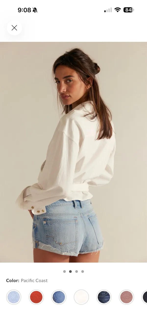 Free People We the free cali cuffed shorties - Image 3