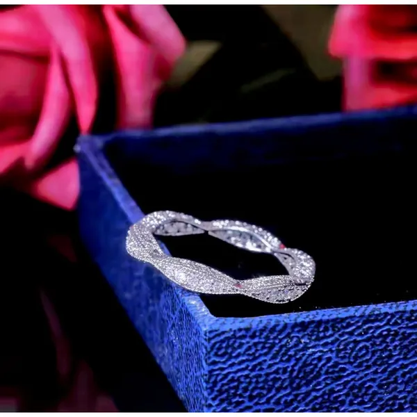 NEW 1 Ct Pretty Pave Simulated‎ Diamond Eternity Wedding Band Ring, Size 10 - Image 14