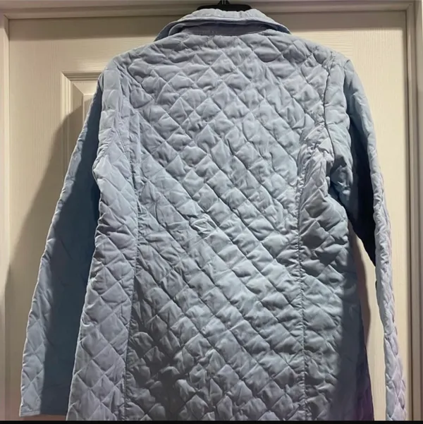 Eddie Bauer Down long sleeve jacket is a size Small. - Image 2