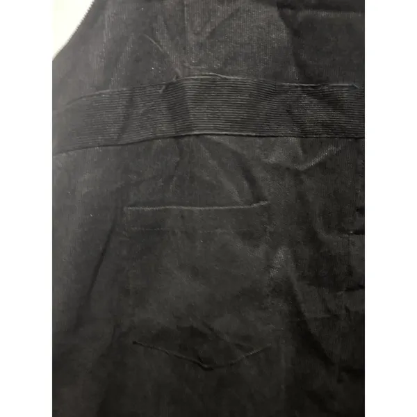 Overall Dress Pocket Black Corduroy Size 2X Front And Back Pockets Midi Teacher - Image 6
