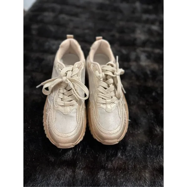 Blowfish Leo Women's FLATS Gold Tumble athletic shoes sneakers 8 - Image 2