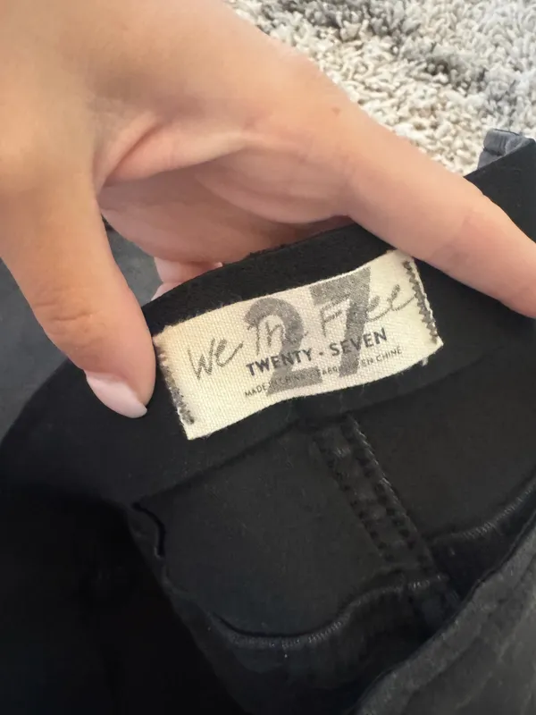 Free people black flare jeans  - Image 2