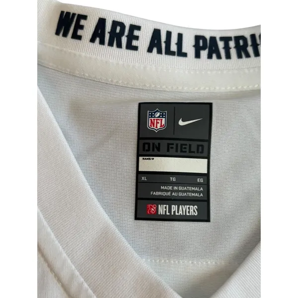 Nike NFL On Field New England Patriots #10 White Jersey Womens Size XL Polyester - Image 7