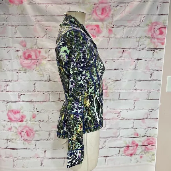 Lululemon Define Jacket Floral Sport White Multi size 4 - Image 8